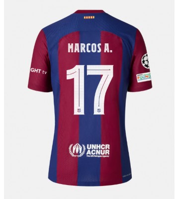 Barcelona Marcos Alonso #17 Kotipaita 2023-24 Lyhyet Hihat